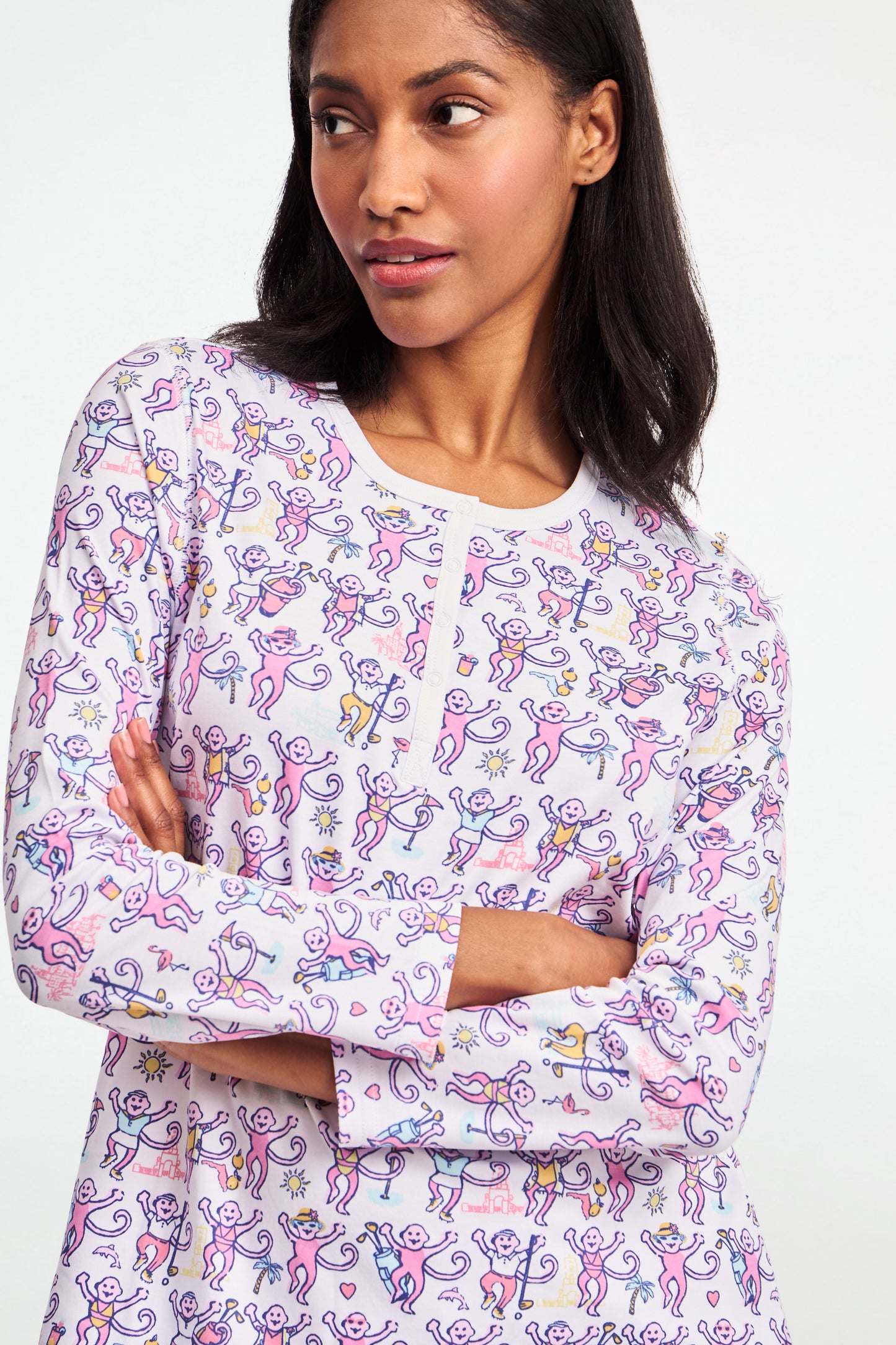 Palm Beach Monkey Pajamas view 4