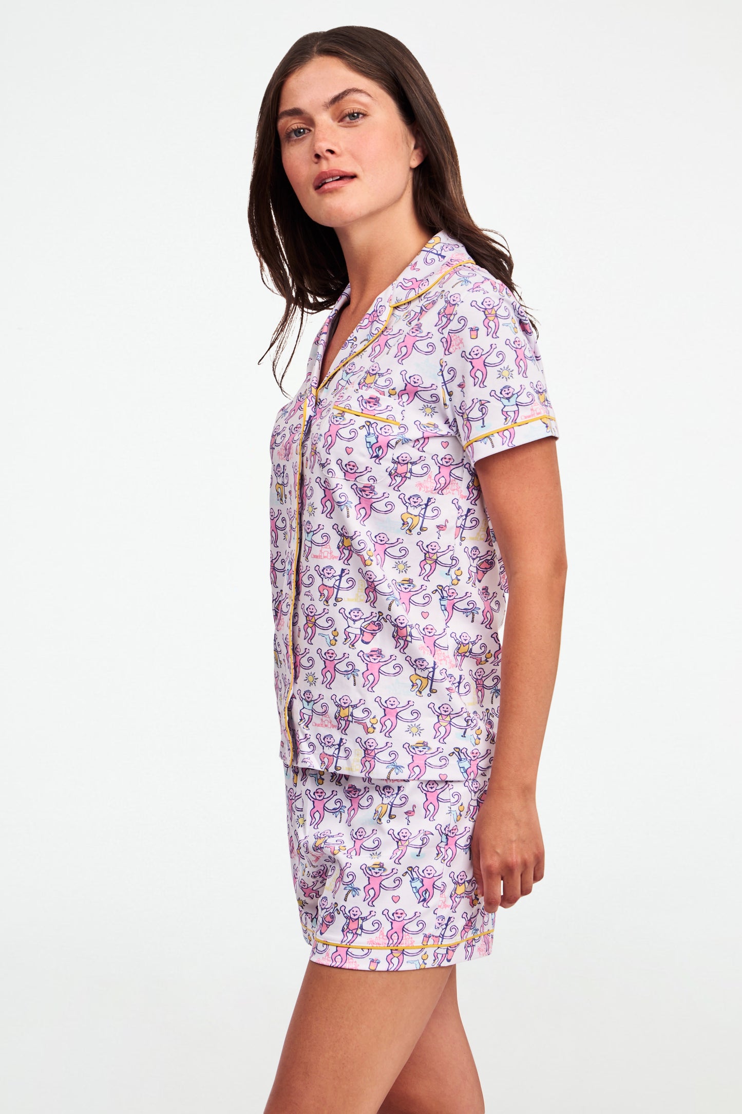 Palm Beach Monkey Polo Pajamas view 4
