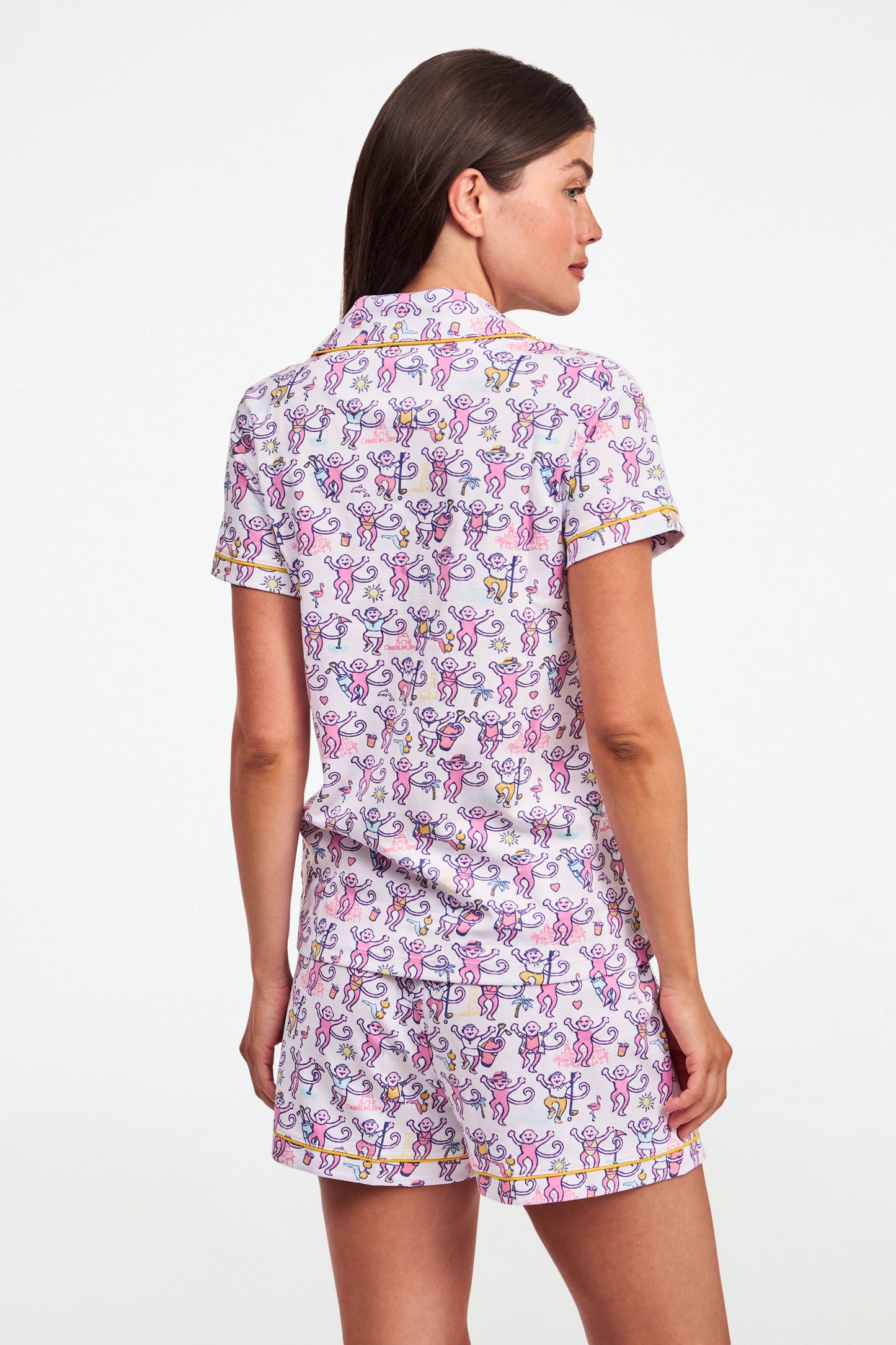 Palm Beach Monkey Polo Pajamas view 5