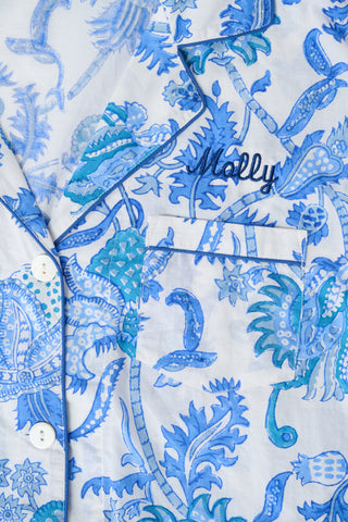 Roller Rabbit Blue Amanda Loungewear