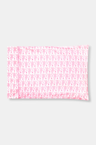 Roller Rabbit Pale Pink Lovely Monkey Pillowcase Set