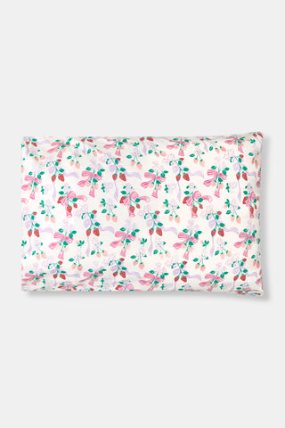 Strawberry Bows Pillowcase Set