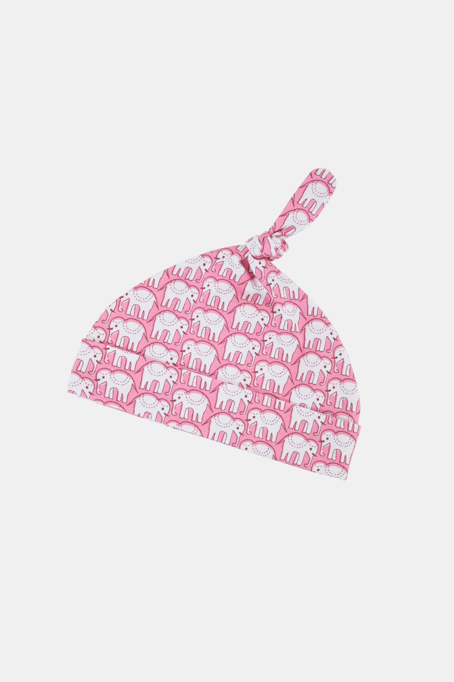 Roller Rabbit Pink Hathi Baby Hat