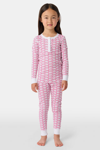 Roller Rabbit Pink Kids Hathi Pajamas