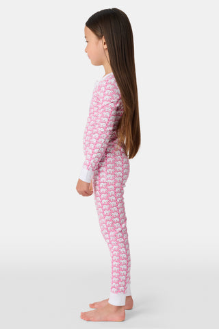 Roller Rabbit Pink Kids Hathi Pajamas