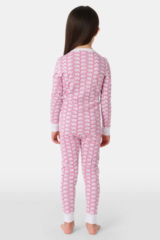Roller Rabbit Pink Kids Hathi Pajamas