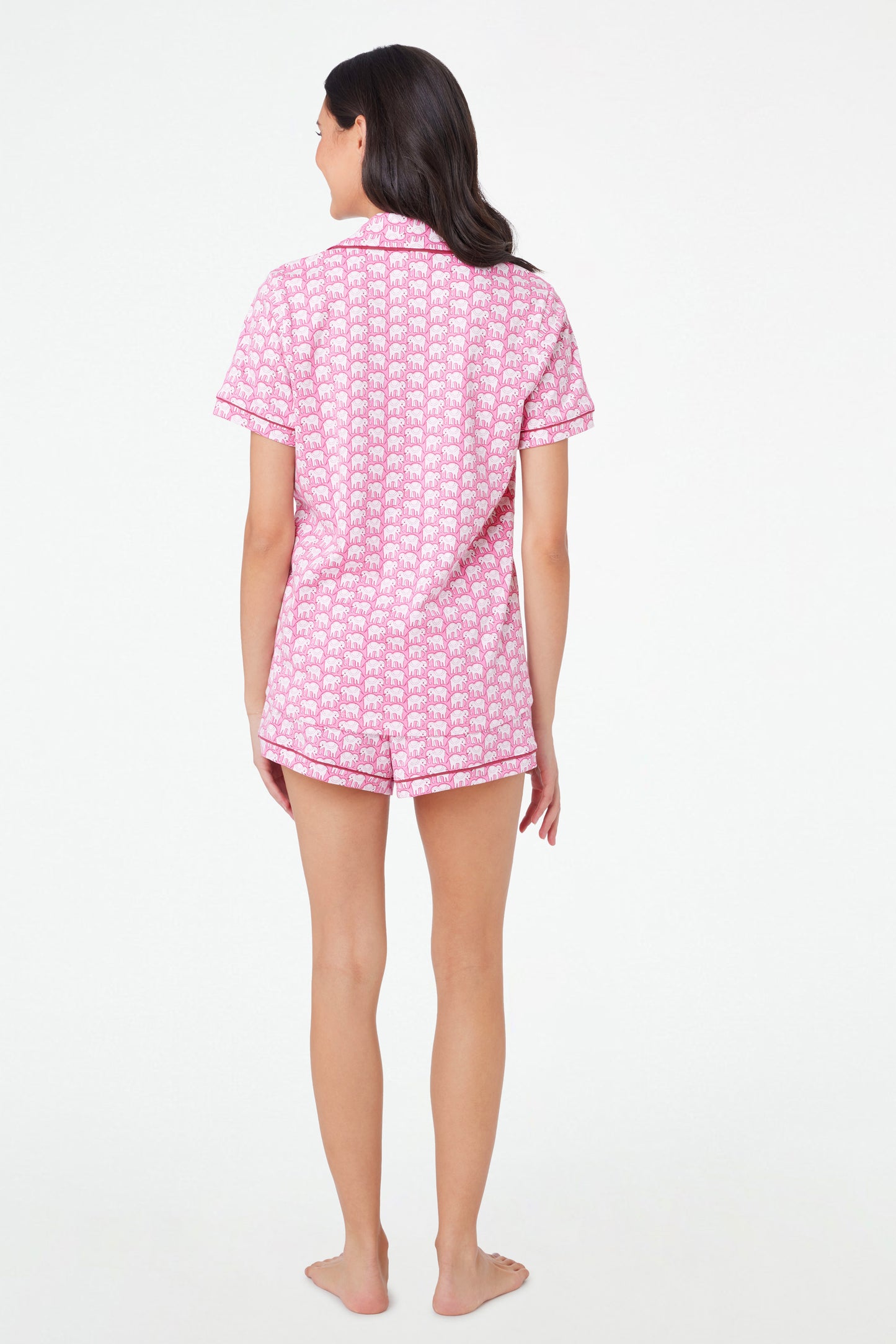 Roller Rabbit Pink Hathi Polo Pajamas