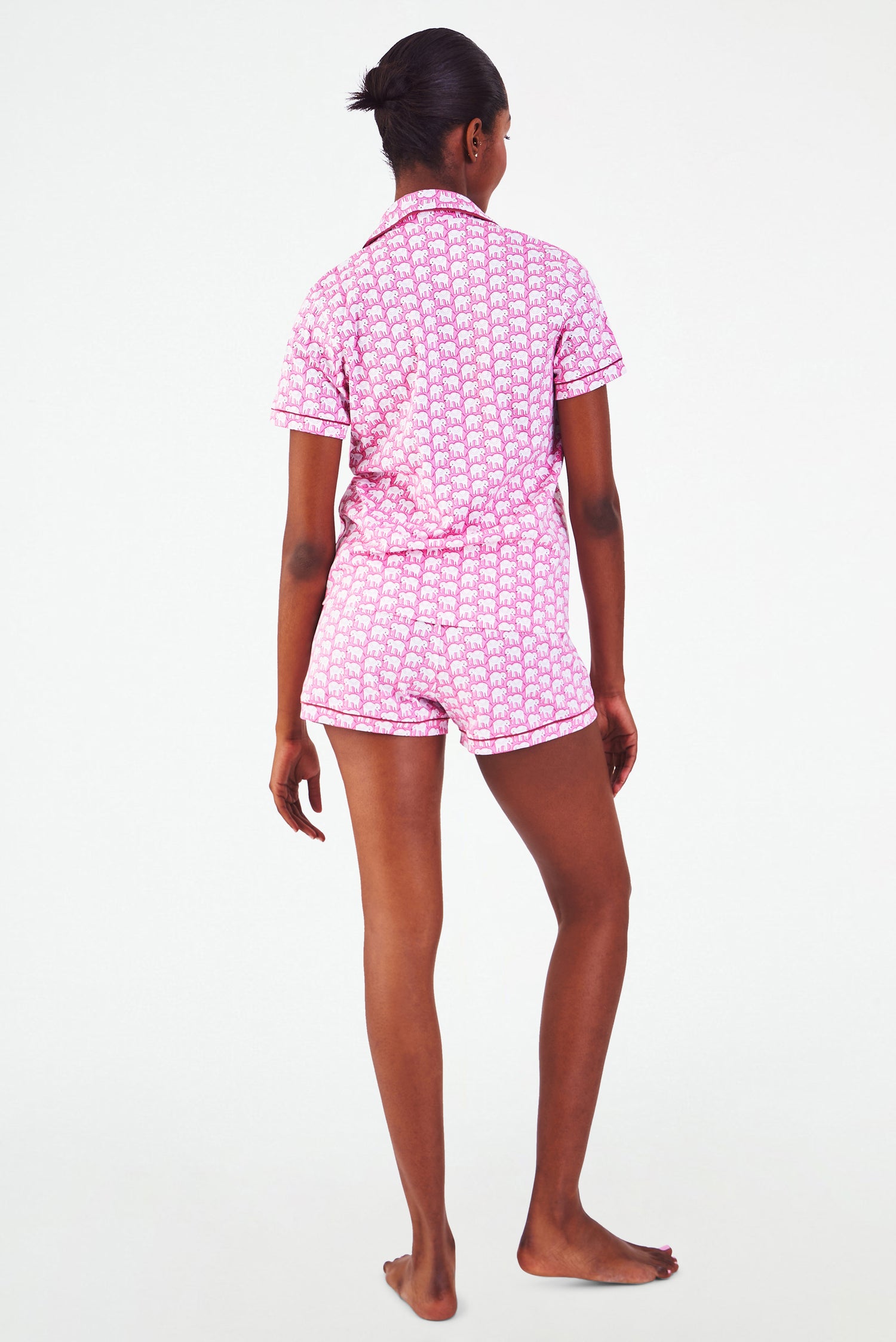 Roller Rabbit Pink Hathi Polo Pajamas