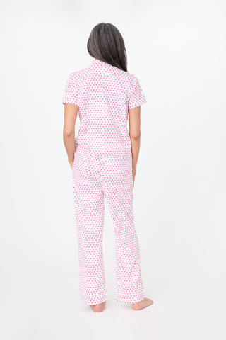 Roller Rabbit Pink Hearts Fiora Pajamas