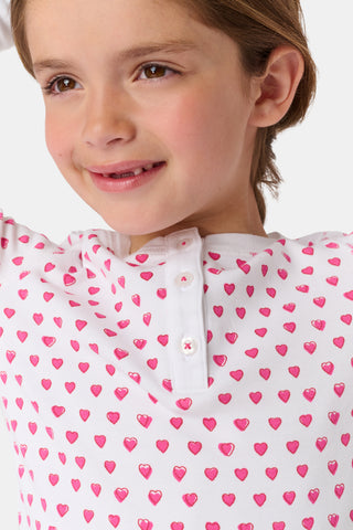 Roller Rabbit Pink Kids Hearts Pajamas