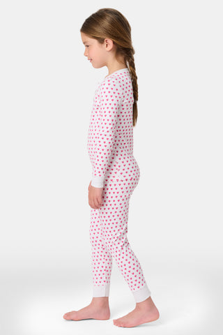 Roller Rabbit Pink Kids Hearts Pajamas