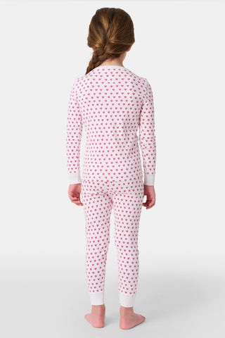 Roller Rabbit Pink Kids Hearts Pajamas