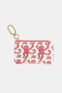 Roller Rabbit Pink Monkey Coin Pouch