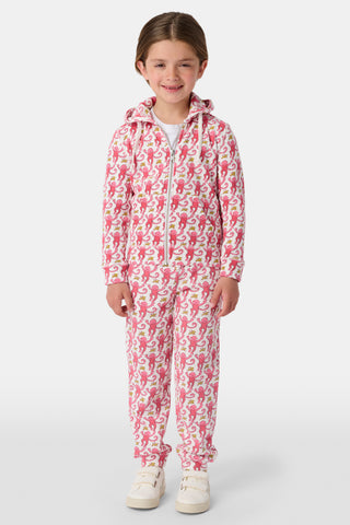 Roller Rabbit Pink Kids Monkey Harley Hoodie