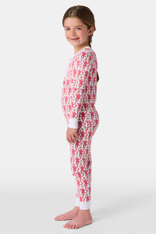 Roller Rabbit Pink Kids Monkey Pajamas