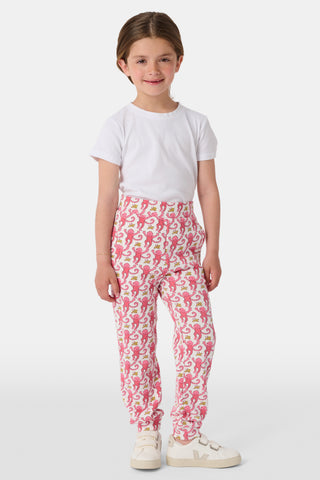 Roller Rabbit Pink Kids Monkey Sweatpants