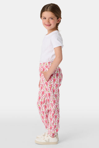 Roller Rabbit Pink Kids Monkey Sweatpants