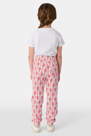 Roller Rabbit Pink Kids Monkey Sweatpants