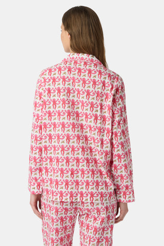 Roller Rabbit Pink Monkey Loungewear