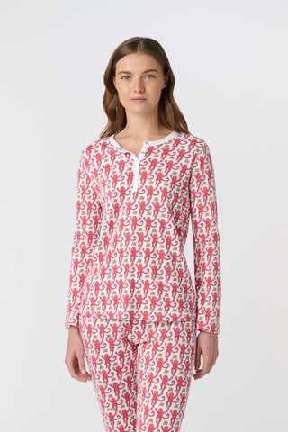 Roller Rabbit Pink Monkey Pajamas