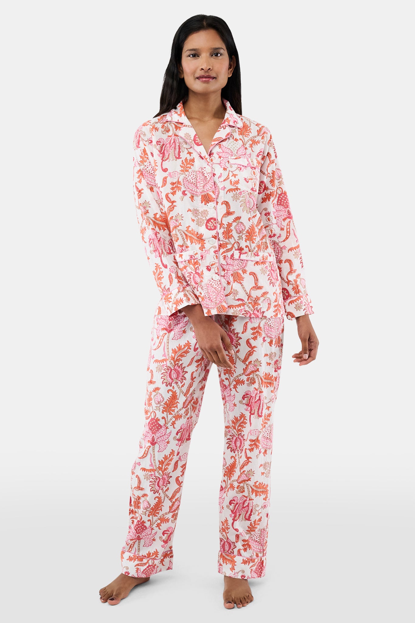 Roller Rabbit Orange Amanda Loungewear view 3