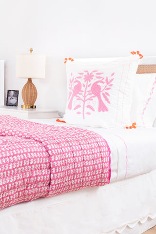 Roller Rabbit Pink Hathi Quilt