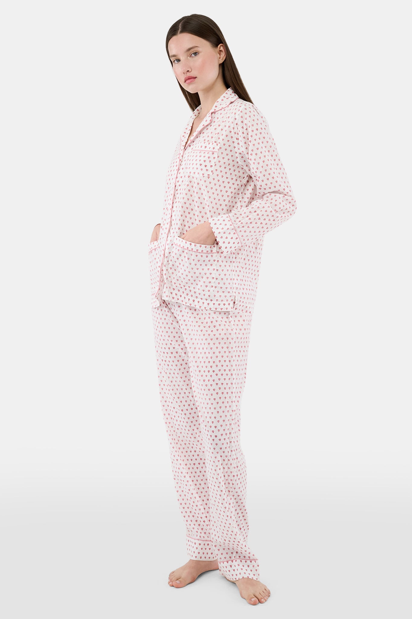 Roller Rabbit Women's Pink Hearts Loungewear view 5