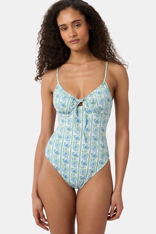 Roller Rabbit Blue Provencal Stripe Aurora One Piece