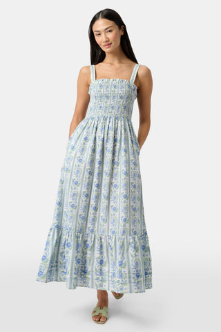 Roller Rabbit Blue Provencal Stripe Bristol Dress