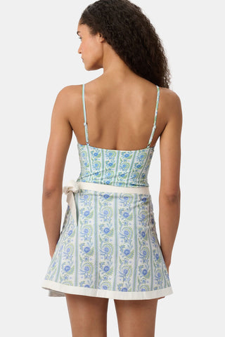 Roller Rabbit Blue Provencal Stripe Marisol Wrap Pareo
