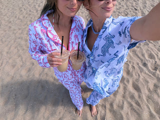 2 Women in Into the Wild Pajamas