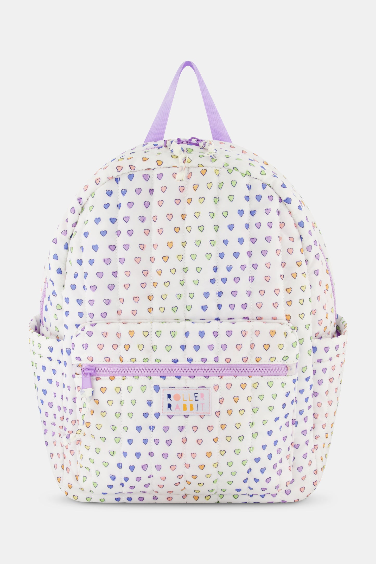 Roller Rabbit Disco Hearts Quilted Nylon Backpack