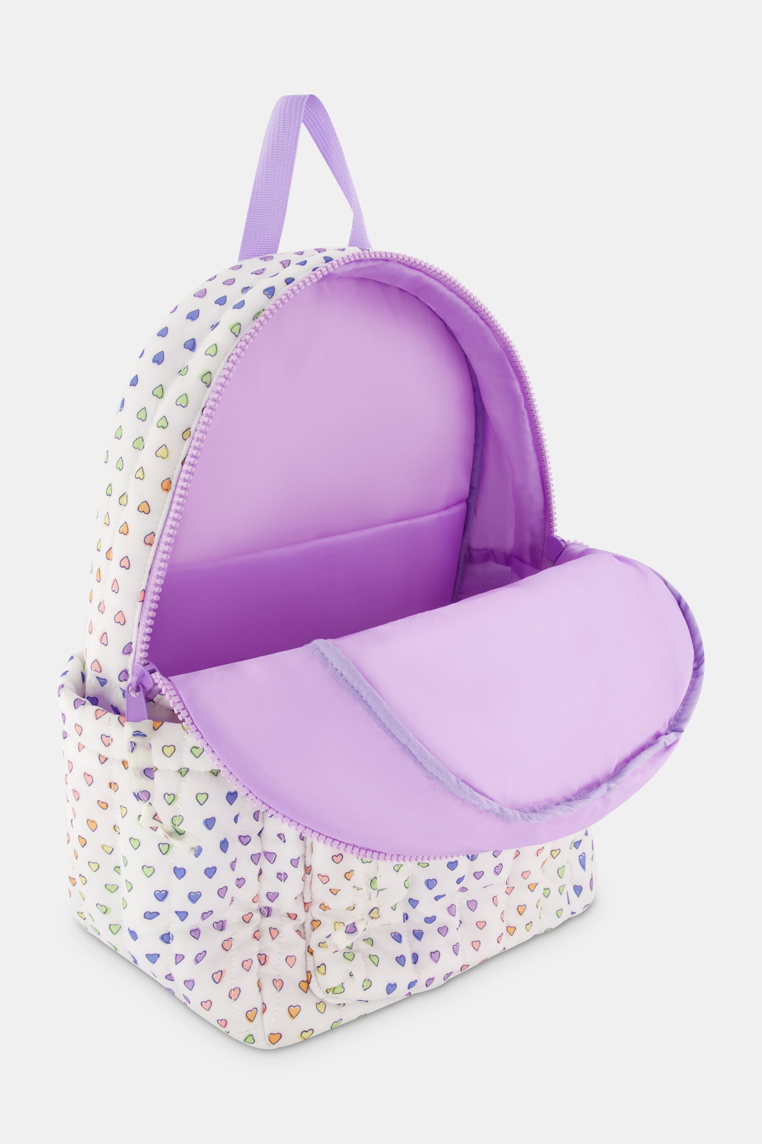 Roller Rabbit Disco Hearts Quilted Nylon Backpack