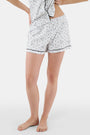 Roller Rabbit Black Quilted Hearts Polo Pajamas