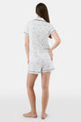 Roller Rabbit Black Quilted Hearts Polo Pajamas