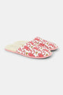 Roller Rabbit Monkey Quilted Slippers