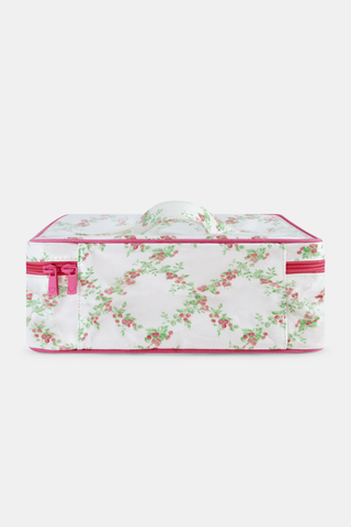 Roller Rabbit Pink Raspberry Garden Carry All Case