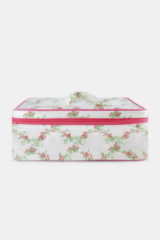 Roller Rabbit Pink Raspberry Garden Carry All Case