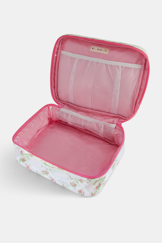 Roller Rabbit Pink Raspberry Garden Carry All Case