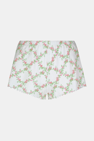 Roller Rabbit White Raspberry Garden Tara Short