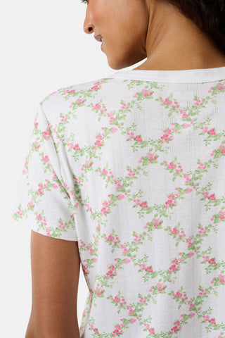 Roller Rabbit White Raspberry Garden Clara Cardigan