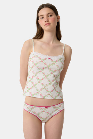 Roller Rabbit White Raspberry Garden Gwen Bikini