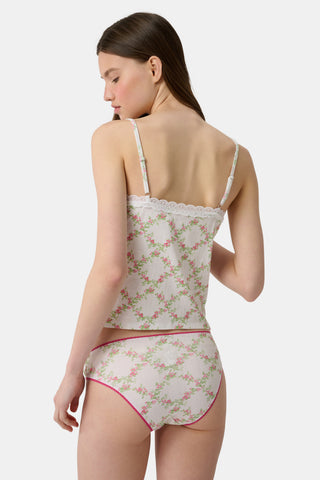 Roller Rabbit White Raspberry Garden Gwen Bikini