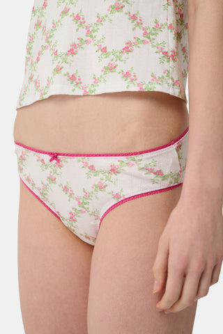 Roller Rabbit White Raspberry Garden Gwen Bikini