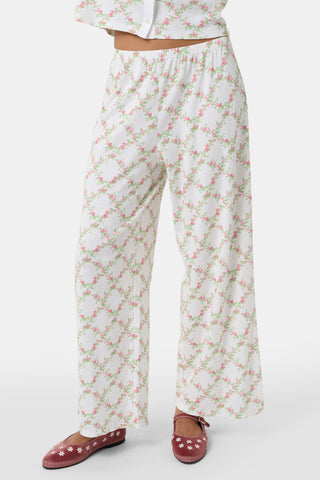 Roller Rabbit White Raspberry Garden Monroe Pant