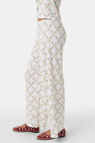 Roller Rabbit White Raspberry Garden Monroe Pant