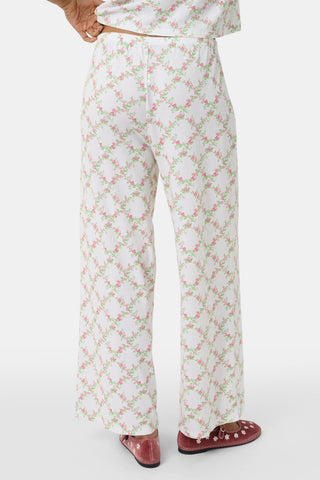 Roller Rabbit White Raspberry Garden Monroe Pant