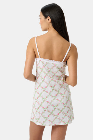 Roller Rabbit White Raspberry Garden Pearl Slip Dress