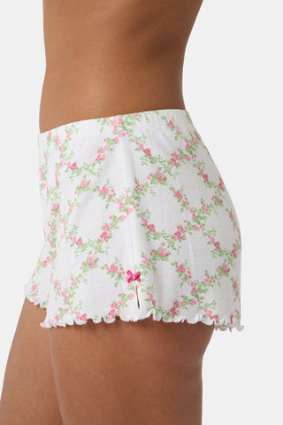 Roller Rabbit White Raspberry Garden Tara Short