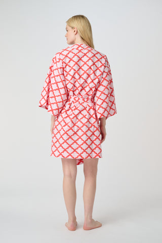 Roller Rabbit Red Jemina Kimono